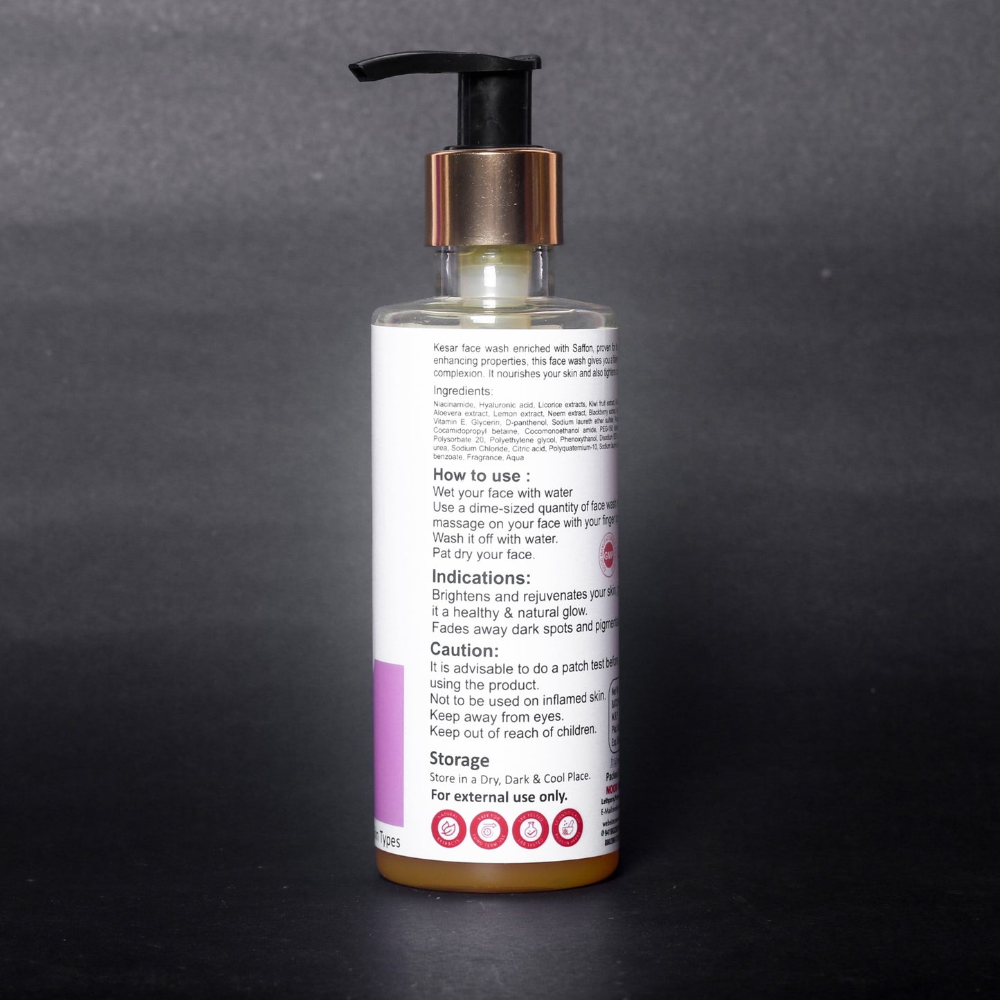 FACE WASH (saffron)